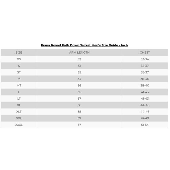 Prana Mens XXL Black Olive Heather Long Sleeve Down Puffer Jacket Novad Path NWT - Picture 8 of 16